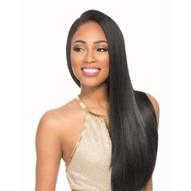Sensationnel Empire yaki human hair - tangle free weaving for quick weave and sew in styles for faux highlights - 1 pack (12 inch, 4 MEDBROWN)