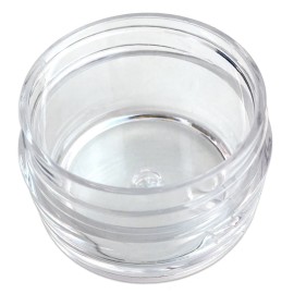 Beauticom 12 Piece 20g/20ml USA Acrylic Round Clear Jars with Lids for Lip Balms, Creams, Make Up, Cosmetics, Samples, Ointments and other Beauty Products (Black Lid (Flat Top)) Beauticom 12 Piece 20g/20ml USA Acrylic Round Clear Jars with Lids for Lip Balms, Creams, Make Up, Cosmetics, Samples, Ointments and other Beauty Products (Black Lid (Flat Top))