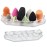 byAlegory Acrylic Makeup Beauty Blending Sponge Organizer Drying Tray Stand | 9 Space Storage Container Fits All Brands of Foundation Blending Sponges - Clear