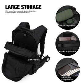 Mardingtop 35L Tactical Backpacks Molle Hiking daypacks for Camping Hiking Military Traveling Motorcycle