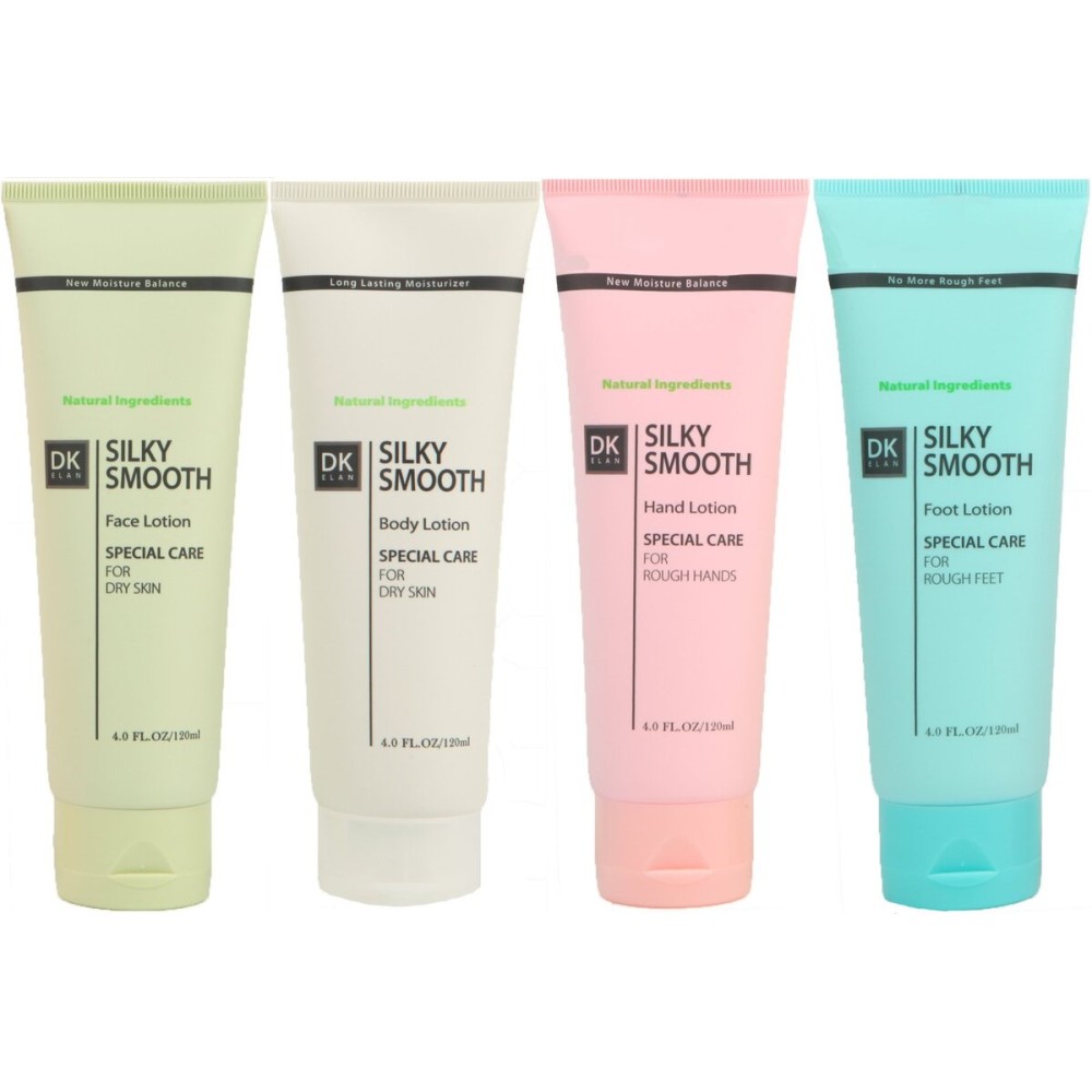 DK ELAN Silky Smooth Special Set (Face-Body-Hand-Foot) for Dry, Rough, Itchy, Scaly, Cracked Skin