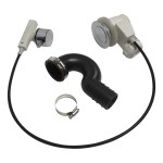 Drain Assembly 006 for Shampoo Bowl, Pedicure Spa, Sink Replacement Part for Salon, Barber Shop Spa, Rehab