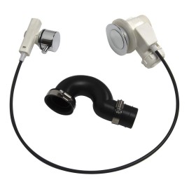 Drain Assembly 006 for Shampoo Bowl, Pedicure Spa, Sink Replacement Part for Salon, Barber Shop Spa, Rehab