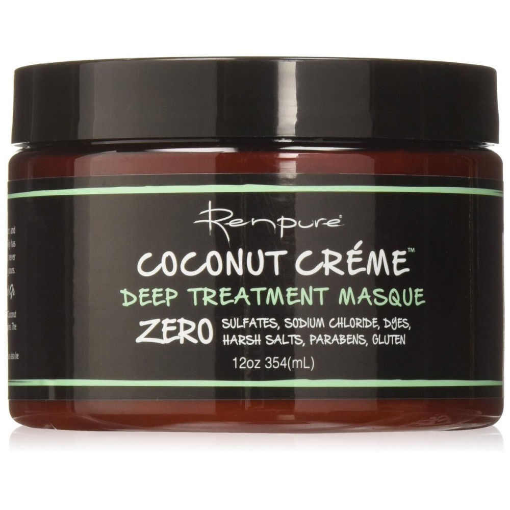 RENPURE Coconut Creme Deep Treatment Masque 12 Ounce RENPURE Coconut Creme Deep Treatment Masque 12 Ounce