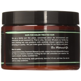 RENPURE Coconut Creme Deep Treatment Masque 12 Ounce RENPURE Coconut Creme Deep Treatment Masque 12 Ounce