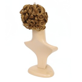 SWACC Short Messy Curly Dish Hair Bun Extension Easy Stretch hair Combs Clip in Ponytail Extension Scrunchie Chignon Tray Ponytail Hairpieces (Strawberry Blonde-27) SWACC Short Messy Curly Dish Hair Bun Extension Easy Stretch hair Combs Clip in Ponytail Extension Scrunchie Chignon Tray Ponytail Hairpieces (Strawberry Blonde-27)