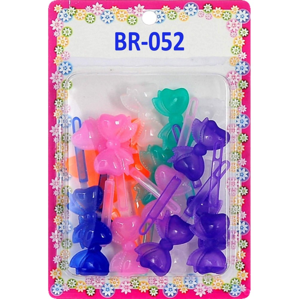 Tara Girls Self Hinge Bow Hair Barrettes - 18 Pcs. by Tara