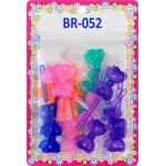 Tara Girls Self Hinge Bow Hair Barrettes - 18 Pcs. by Tara