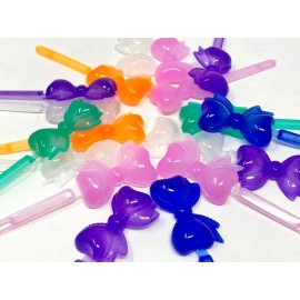 Tara Girls Self Hinge Bow Hair Barrettes - 18 Pcs. by Tara