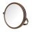 Model\'s Choice JERDON Tabletop Vanity Makeup Mirror with Bronze Finish - 5.5 Diameter Mirror with 5X-1X Magnification - Model MC109BZP