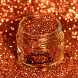 Mehron Makeup Paradise Glitter FX | Professional Cosmetic for Makeup & Art | Vibrant & Shimmering Loose Glitter .25 oz (7 g) (Orange Harvest)