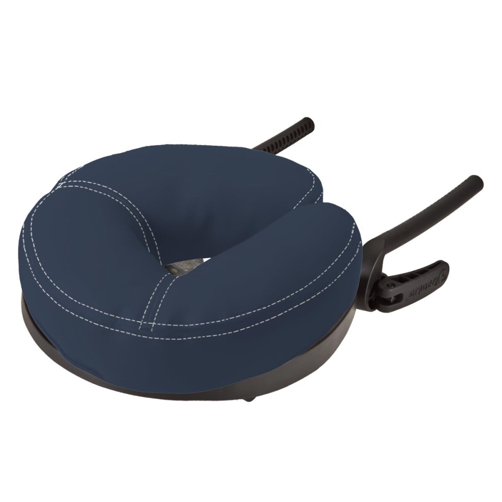 EARTHLITE Massage Table Face Cradle CARESS - Self-Adjusting, Innovative Headrest with Luxurious Strata Face Pillow, Mystic Blue EARTHLITE Massage Table Face Cradle CARESS - Self-Adjusting, Innovative Headrest with Luxurious Strata Face Pillow, Mystic Blue