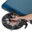 EARTHLITE Massage Table Face Cradle CARESS - Self-Adjusting, Innovative Headrest with Luxurious Strata Face Pillow, Sterling