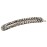 France Luxe Cutout Oblong Tige Boule Barrette - Opera Silver