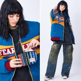 Rough Enough Small Makeup Bag for Purse Insert Organizer Case Cosmetic Pouch with Zipper for Women Folk Fancy