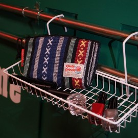 Rough Enough Small Makeup Bag for Purse Insert Organizer Case Cosmetic Pouch with Zipper for Women Folk Fancy