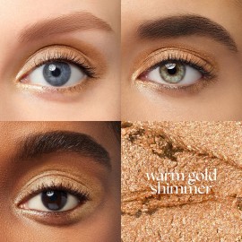 Julep Eyeshadow 101 Cream-to-Powder Waterproof Shadow Stick - Warm Gold Shimmer - Long-Lasting, Crease-Proof, Golden Shimmer Cream Eyeshadow with Built-in Smudger