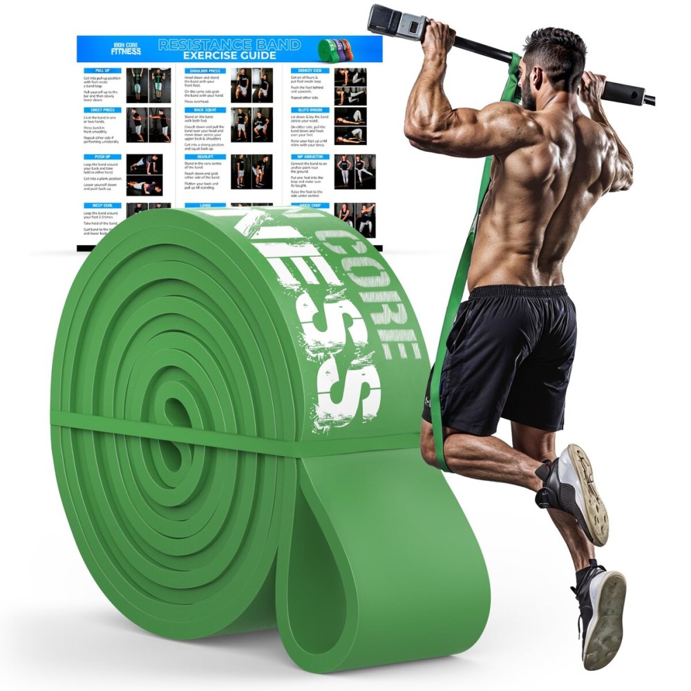Pull Up Assistance Bands for Men and Women - 50-120 lb Heavy Duty Resistance Band for Assited Pull Ups - Long Loop Thick Exercise Bands for Home Gym Working Out Assist, Stretching & Mobility Workouts Pull Up Assistance Bands for Men and Women - 50-120 lb Heavy Duty Resistance Band for Assited Pull Ups - Long Loop Thick Exercise Bands for Home Gym Working Out Assist, Stretching & Mobility Workouts