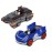 NKOK Sonic Transformed All-Stars Racing Pull Back Action: Shadow and Sonic Hedgehog, Two Vehicles, Video Game Legends, No Batteries Required, Pull Back - Release - and Watch it go