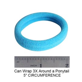 J-MEE Seamless Hair Bands, 100PCS Hair Ties Ponytail Holders Headband Scrunchies for Thick Hair No Crease Damage (Mix Colors)