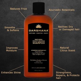 Darshana Natural Moisturizing Shampoo with Ayurvedic Botanicals (8 fl oz.) Darshana Natural Moisturizing Shampoo with Ayurvedic Botanicals (8 fl oz.)