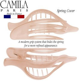 Camila Paris CP2399 French Hair Clips, Large Side Slide Hair Clips for Long Curly Wavy Hair, Strong Hold No Slip Grip, Girls Hair Claw Clips for Women, Styling Girls Hair Accessories, Made In France Camila Paris CP2399 French Hair Clips, Large Side Slide Hair Clips for Long Curly Wavy Hair, Strong Hold No Slip Grip, Girls Hair Claw Clips for Women, Styling Girls Hair Accessories, Made In France