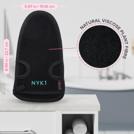 Dead Skin Exfoliating Glove Deep Pore Exfoliating Body Scrubber (Black, Large) Plant Fibre Exfoliating Gloves for Shower, Scrub Away Dirt and Dead Skin Cells to Visibly Smooth and Brighten Your Skin Dead Skin Exfoliating Glove Deep Pore Exfoliating Body Scrubber (Black, Large) Plant Fibre Exfoliating Gloves for Shower, Scrub Away Dirt and Dead Skin Cells to Visibly Smooth and Brighten Your Skin