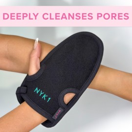 Dead Skin Exfoliating Glove Deep Pore Exfoliating Body Scrubber (Black, Large) Plant Fibre Exfoliating Gloves for Shower, Scrub Away Dirt and Dead Skin Cells to Visibly Smooth and Brighten Your Skin Dead Skin Exfoliating Glove Deep Pore Exfoliating Body Scrubber (Black, Large) Plant Fibre Exfoliating Gloves for Shower, Scrub Away Dirt and Dead Skin Cells to Visibly Smooth and Brighten Your Skin