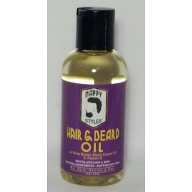 Nappy Styles Hair & Beard Oil 4oz Nappy Styles Hair & Beard Oil 4oz