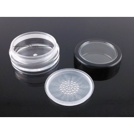 yueton 10pcs Black Edge Open Window 10 Gram Empty Clear Plastic Powder Compact Cosmetic Containers yueton 10pcs Black Edge Open Window 10 Gram Empty Clear Plastic Powder Compact Cosmetic Containers