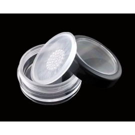 yueton 10pcs Black Edge Open Window 10 Gram Empty Clear Plastic Powder Compact Cosmetic Containers yueton 10pcs Black Edge Open Window 10 Gram Empty Clear Plastic Powder Compact Cosmetic Containers
