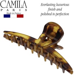 Camila Paris CP2382 French Hair Clip for Women, Narrow, Strong Hold Grip Double Teeth Girls Hair Claw Clips Jaw, Fashion Durable Styling Hair Accessories for Women, Made in France Camila Paris CP2382 French Hair Clip for Women, Narrow, Strong Hold Grip Double Teeth Girls Hair Claw Clips Jaw, Fashion Durable Styling Hair Accessories for Women, Made in France