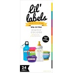 Bottle Labels, Food Pantry Label, Write-On, Self-Laminating, Waterproof Kids Name Labels for Baby Bottles for Daycare School, Dishwasher, Freezer, Kitchen Safe (Simply Colors - Rainbow Inspired))