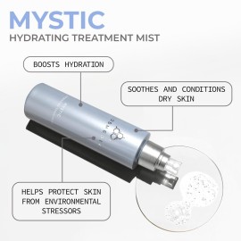 COSMEDIX Mystic Face Moisturizer for Women & Men - Plant-Based Hydrating Face Mist for Oily, Sensitive & Blemish-Prone Skin - Oil-Free Facial Skin Care for Moisturized, Radiant-Looking Skin