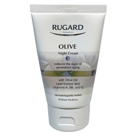 RUGARD - 50ml Olive Night Cream - Uses Olive and Avocado Oil to Reduce Laughter Lines