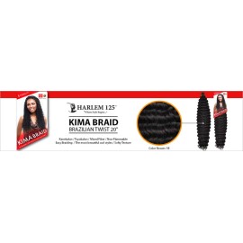 Harlem125 Synthetic Hair Braids Kima Braid Brazilian Twist 20 (6-Pack, P1B/30) Harlem125 Synthetic Hair Braids Kima Braid Brazilian Twist 20 (6-Pack, P1B/30)