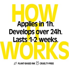 Inkbox Freehand Ink- Temporary Tattoo Drawing Kit | Long Lasting, Water-Resistant, Cruelty-Free & Vegan, 0.5 Fl Oz (Pack of 2)