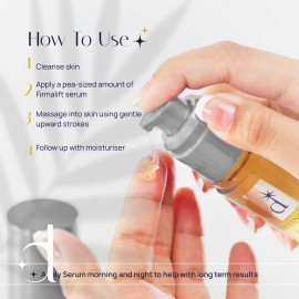 Distinction Firmalift Firming Face & Eye Serum - Anti Aging Serum Lotion Cream and Moisturizer | Helps Reduce the Appearance of Fine Lines and Wrinkles, Soothes (1 Fl Oz)