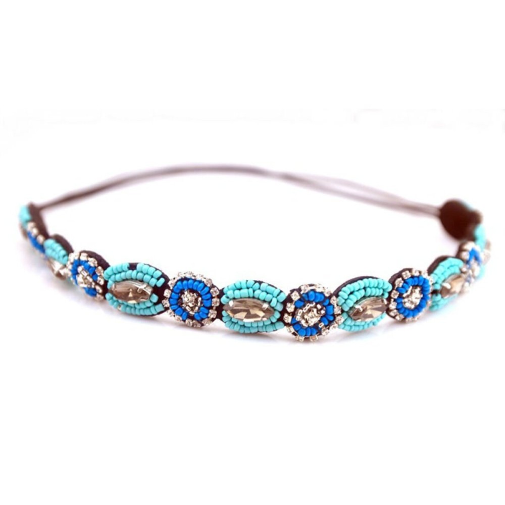 AKOAK Fashion Retro Style Handmade Crystal Rhinestone Beads Elastic Headband Hair Band Women Girls Hair Jewelry Accessories4 AKOAK Fashion Retro Style Handmade Crystal Rhinestone Beads Elastic Headband Hair Band Women Girls Hair Jewelry Accessories4