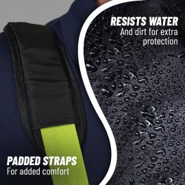 V VOLKGO Car Seat Travel Bag For Airplane with Padded Backpack Shoulder Straps, Gate Check Bag, Car Seat Bags for Air Travel Carseat Travel Cover, Carseat Travel Bag Cover for Airplane Travel