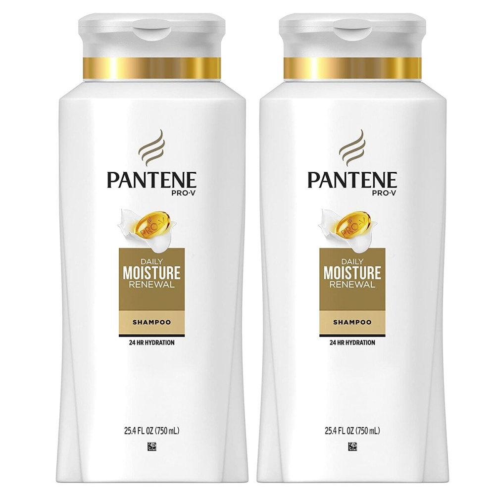 Pantene, Shampoo, Pro-V Daily Moisture Renewal for Dry Hair, 25.4 Fl Oz (Pack of 2), Twin Pack Pantene, Shampoo, Pro-V Daily Moisture Renewal for Dry Hair, 25.4 Fl Oz (Pack of 2), Twin Pack