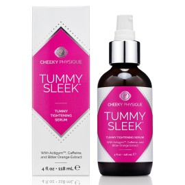 Tummy Sleek Stomach Firming Cream - Skin Tightening Serum for Belly - Helps to Improve the Appearance of Loose Skin and Cellulite on the Abdomen & Waist - Toning Body Lotion with Caffeine Tummy Sleek Stomach Firming Cream - Skin Tightening Serum for Belly - Helps to Improve the Appearance of Loose Skin and Cellulite on the Abdomen & Waist - Toning Body Lotion with Caffeine