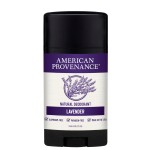 American Provenance All Natural Deodorant for Men and Women - Aluminum Free Deodorant that Lasts All Day - Made in the USA with Essential Oils & Cruelty Free - Lavender (1 Pack)