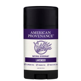 American Provenance All Natural Deodorant for Men and Women - Aluminum Free Deodorant that Lasts All Day - Made in the USA with Essential Oils & Cruelty Free - Lavender (1 Pack)