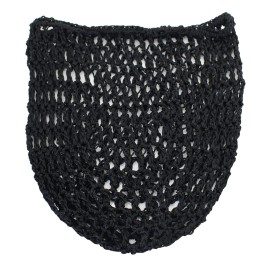 Yes!Fresh Women\'s Mesh Hair Snood Hat - 6 Pieces Soft Rayon Fashion Headbands, Crocheted Sleeping Hairnets for Long and Short Hair, Black