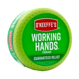O\'Keeffe\'s K0350002-8 Working Hands Hand Cream in Jar (8 Pack), 3.2 oz