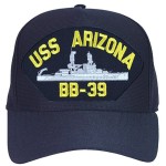 USS Arizona BB-39 Hat / USN Ship Baseball Cap 92514