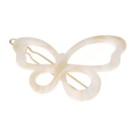 France Luxe Large Cutout Butterfly Tige Boule Barrette - Alba