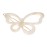 France Luxe Large Cutout Butterfly Tige Boule Barrette - Alba