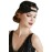 BABEYOND 1920s Flapper Headband Crystal Great Gatsby Headpiece Vintage 20s Flapper Gatsby Accessories (Style-2)